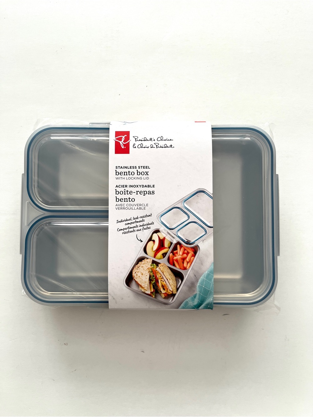 President’s Choice Stainless Steel Bento Box – Brand New
